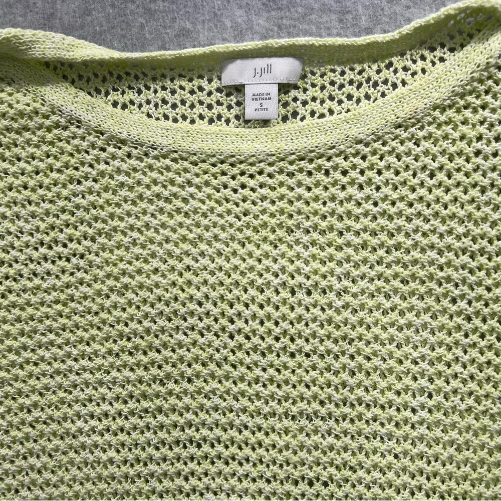 J Jill small petite knit 3/4 sleeve top dolman sleeve